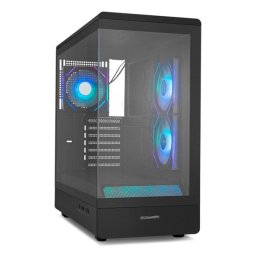 Semitorre Nox Hummer Signal ARGB Negra ATX/Micro ATX Cristal Templado