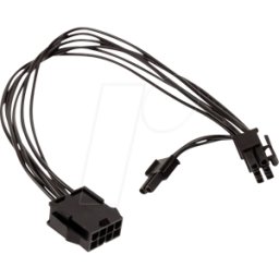 KOLINK 02364 - Kolink Adaptador CPU de 4+4-pin a PCIe de 6+2-pin, negro