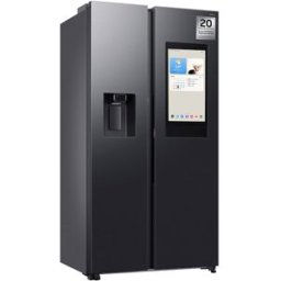 Samsung Frigorífico Americano Family Hub Bespoke AI 178cm Balda Botellero 614L Clase E Grafito RS90F66BEFEF. Grafito