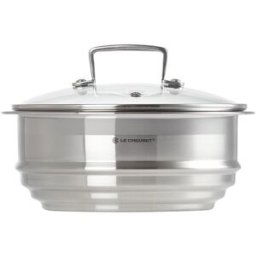 Le Creuset Vaporera con tapa de cristal . 16