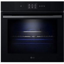 LG Horno multifunción 76l, display LCD, Instaview, funciones de cocina vapor y freidora de aire - WSED7667M. Negro mate