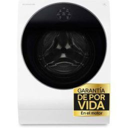 LG Lavadora secadora 12 kg lavado, 7kg secado, 1.600 rpm, Autodosificación - LSWD100E. Blanco