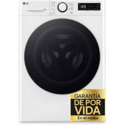 LG Lavadora secadora 9 kg lavado, 6 kg secado, 1400 rpm, inteligencia artificial - F4DR6009A1W. Blanco