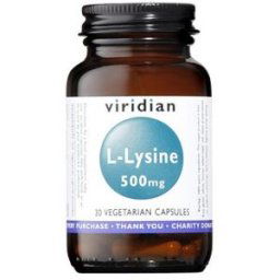VIRIDIAN L-Lisina 500mg 30caps