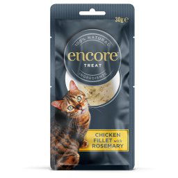 Encore Cat Treat Filete de pollo con romero - Pack % - 6 x 30 g