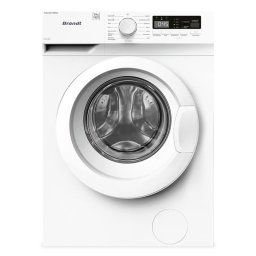 Lavadora Brandt WFB181QWP Carga Frontal 8 kg 1400 rpm A Blanca Motor Inducción Vapor