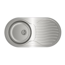 Fregadero Teka DR 80 1C 1E Acero Inoxidable Ovalado 1 Seno con Escurridor