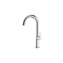 Grifo cocina Teka Oval 915 caño estándar cromo giratorio palanca cerámica