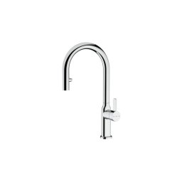 Grifo cocina Teka Oval 9382 extraíble cromo caño tipo C palanca aerosol 41,6 cm