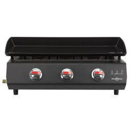 Plancha de gas Vitrokitchen PG330NB acero negro rectangular 7500W 71x45 cm
