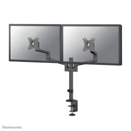 Brazo monitor Neomounts DS60-425BL2 doble 17-27" ajuste altura y gestión cables