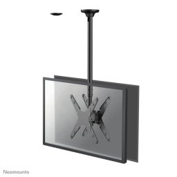 Soporte de techo Neomounts FPMA-C340DBLACK para 2 monitores/TV 32-75" altura regulable