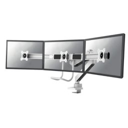 Soporte para monitor Neomounts NM-D775DX3WHITE Blanco 3 monitores 17 a 27 pulgadas