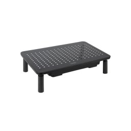 Soporte Monitor TooQ TQMR087 Elevador Multiusos Altura Ajustable Negro Cajón 20 kg