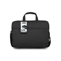 Maletín Urban Factory Nylee para portátil 17,3" negro poliéster con correa hombro