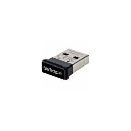 Adaptador Bluetooth 5.0 StarTech USB Clase 2 EDR BLE 10m para PC Portátil Negro Plata
