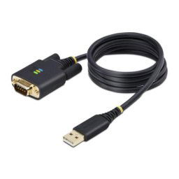 Cable USB a Serie StarTech 1P3FFCB-USB-SERIAL 1m FTDI Level-4 ESD DB9 Windows Linux