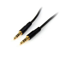 Cable de audio StarTech.com MU15MMS 3,5mm macho a macho 4,6 m negro