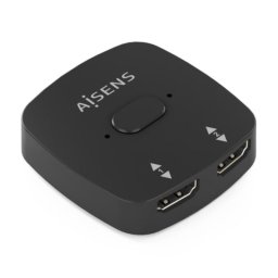 Switch HDMI Aisens 4K60Hz 2x1 Bidireccional Plug and Play LED Indicador Negro