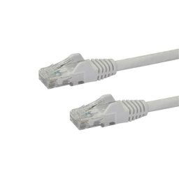 Cable Ethernet StarTech.com 0,5m Cat6 UTP RJ45 Blanco Snagless Gigabit PoE