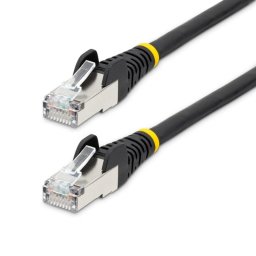 Cable Ethernet Cat6a StarTech 10m S/FTP LSZH Negro RJ-45 PoE++ 100W Snagless