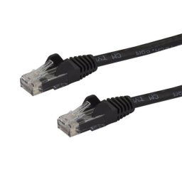 Cable de Red Ethernet StarTech Cat6 3m Negro RJ-45 UTP Gigabit Snagless