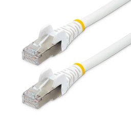 Cable Ethernet StarTech.com Cat6a 5m S/FTP RJ-45 Blanco LSZH PoE++ 100W Snagless