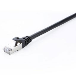 Cable de red V7 CAT6 S/FTP 5 m RJ-45 PVC negro blindado gigabit