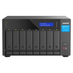 NAS torre QNAP 8 bahías Intel Core i5-12400 32GB DDR4 QuTS hero TVS-h874-i5-32G para virtualización y backup avanzado