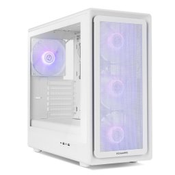 Caja Semitorre NOX Hummer AERO Blanca ARGB ATX/M-ATX/ITX Cristal Templado 4x140mm ARGB PWM/USB-C