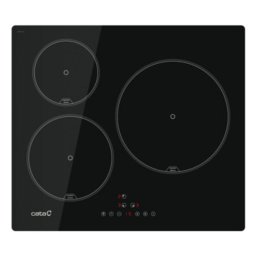 Placa de induccion CATA IB 6303E2 BK 3 zonas Control Tactil Booster 59cm Negra