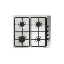 Placa de gas Teka E/60.3 40 Acero Inoxidable 60cm Integrada 4 fuegos