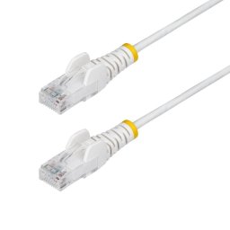 Cable Ethernet StarTech Cat6 10m Slim Blanco RJ45 LSZH 28AWG PoE++ 100W
