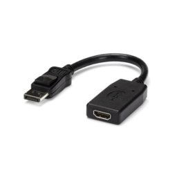 Adaptador DisplayPort a HDMI StarTech DP2HDMI Resolución hasta 1920x1200 24 cm Negro