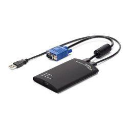 Adaptador KVM USB Crash Cart StarTech NOTECONS01 VGA Compatible Multi SOs Compacto