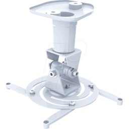 TECHLY ICA-PM-100WH - Soporte de techo para proyector, blanco