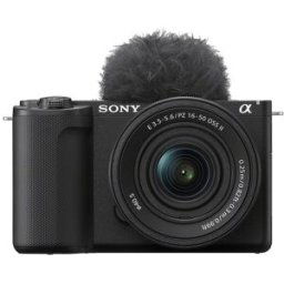 Sony Alpha ZV-10 II cámara Evil APS-C para vlogging con objetivo zoom motorizado de16-50mm f/3.5-5.6, sensor CMOS Exmor R Bionz XR ( ZV-E10M2K). Negro
