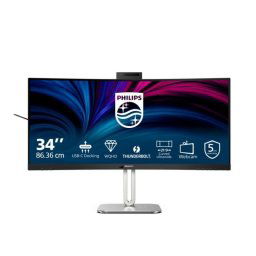 Monitor Philips 34B2U6603CH 34" UltraWide QHD 120Hz VA Curvo Thunderbolt 4 HDR400 Webcam 4ms