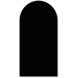 Decochic Pizarra adhesiva magnética arco negro 58x116cm