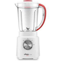 Ufesa Batidora de vaso 600W Coral. Blanco