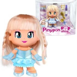 Famosa Gran Figura Pinypon de 17cm con pelo real.
