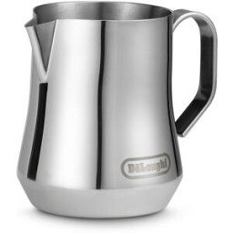 DeLonghi De'Longhi - Jarra para crear espuma de leche De'Longhi DLSC060 de acero inoxidable 350 ml.. Metal