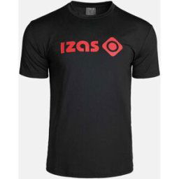 Izas Camiseta de hombre HARPER M V2 . Negro / Rojo M