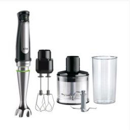 Braun Batidora de mano Multiquick 7 MQ7035XBI con tecnología anti salpicaduras. Negro