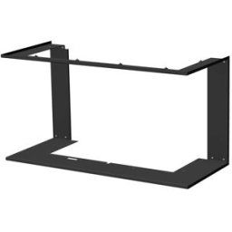 ROMOTOP Marco de 8 lados para Chimenea Heat 3CF3G80/31 Frontal Cristal Dividido. Negro