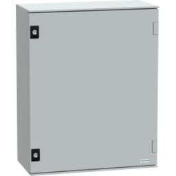 SCHNEIDER ELECTRIC NSYPLM54PG - Polyester enclosure, H 530 x W 430 x D 200 mm, with MP metal