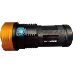 ENOVALITE ELED LX0230 - Linterna LED, 6000 lm, 10 W, 3 modos, 4 x 18650 celdas