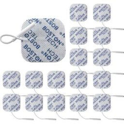 Boston Tech Set Electrodos 5x5cm Tens Ems Conector 2mm 16uds