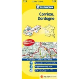 MICHELIN Mapa Local Corrze, Dordogne