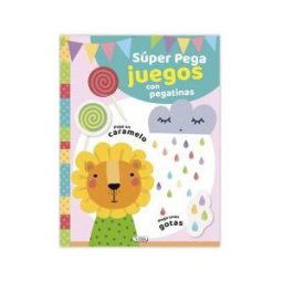 Saldaa/edibook Super Pega Juegos Con Pegatinas. Rosa